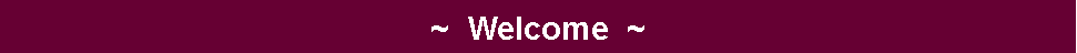 Text Box: ~  Welcome  ~